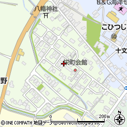 秋田県横手市十文字町上鍋倉（東坊田野）周辺の地図