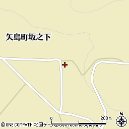 秋田県由利本荘市矢島町坂之下大石原28周辺の地図