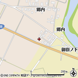 秋田県由利本荘市矢島町元町郷内51-12周辺の地図