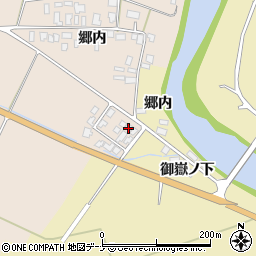 秋田県由利本荘市矢島町元町郷内51-20周辺の地図