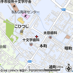 秋田銀行増田支店周辺の地図