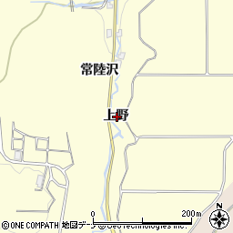秋田県由利本荘市矢島町城内上野周辺の地図