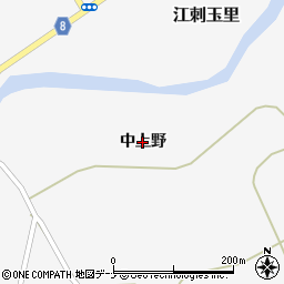 岩手県奥州市江刺玉里（中上野）周辺の地図