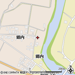 秋田県由利本荘市矢島町元町郷内4-2周辺の地図