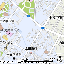 秋田県横手市十文字町十文字50周辺の地図