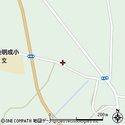 秋田県雄勝郡羽後町足田大谷地1周辺の地図