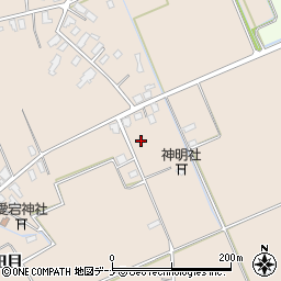 秋田県横手市十文字町鼎（上野村）周辺の地図