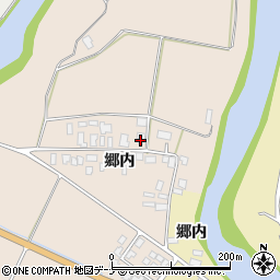 秋田県由利本荘市矢島町元町郷内13周辺の地図