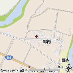 秋田県由利本荘市矢島町元町郷内10-3周辺の地図