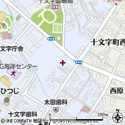 秋田県横手市十文字町十文字43周辺の地図