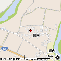 秋田県由利本荘市矢島町元町郷内10周辺の地図