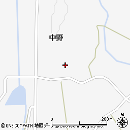 岩手県奥州市江刺玉里中野周辺の地図