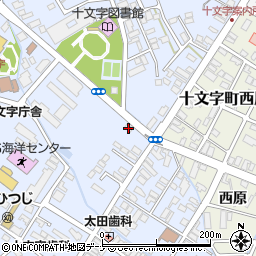 秋田県横手市十文字町十文字45周辺の地図