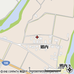 秋田県由利本荘市矢島町元町郷内10-2周辺の地図
