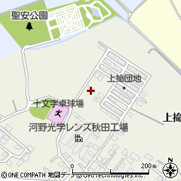 秋田県横手市十文字町腕越周辺の地図