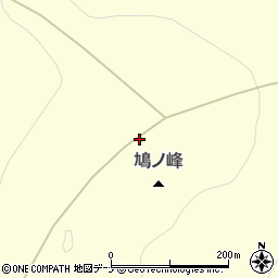 鳩ノ峰周辺の地図