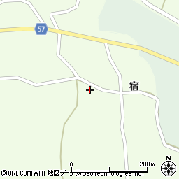 秋田県横手市十文字町睦合朝日野周辺の地図
