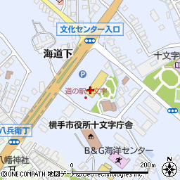 セブンイレブン道の駅十文字店周辺の地図