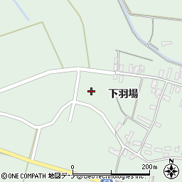 秋田県横手市十文字町植田（下羽場）周辺の地図