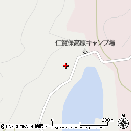 秋田県にかほ市伊勢居地太郎台林周辺の地図