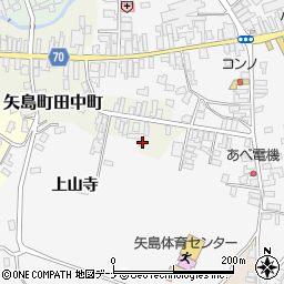 秋田県由利本荘市矢島町田中町50周辺の地図