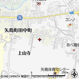 秋田県由利本荘市矢島町田中町49周辺の地図