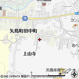秋田県由利本荘市矢島町田中町46周辺の地図