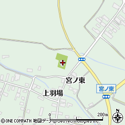 秋田県横手市十文字町植田宮ノ前3-1周辺の地図