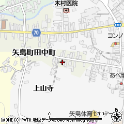 秋田県由利本荘市矢島町田中町47周辺の地図