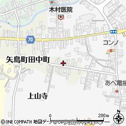 秋田県由利本荘市矢島町田中町64周辺の地図
