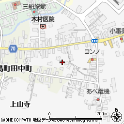 秋田県由利本荘市矢島町七日町七日町56周辺の地図