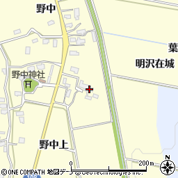 秋田県横手市平鹿町醍醐野中108周辺の地図