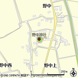 秋田県横手市平鹿町醍醐野中66周辺の地図
