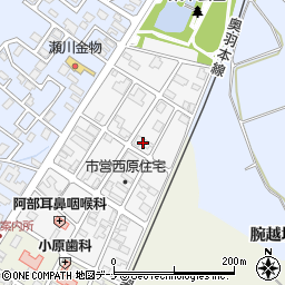 秋田県横手市十文字町西原二番町48-1周辺の地図