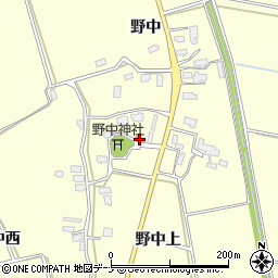 野中児童館周辺の地図