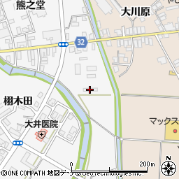 秋田県由利本荘市矢島町七日町熊之堂200周辺の地図