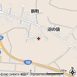 秋田県由利本荘市矢島町元町新町56周辺の地図