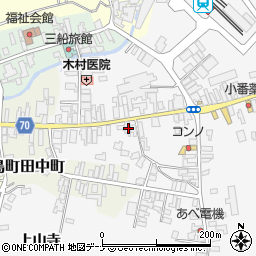 秋田県由利本荘市矢島町七日町七日町52周辺の地図
