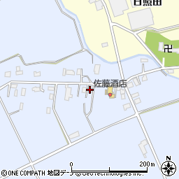 秋田県横手市増田町亀田下タ町周辺の地図