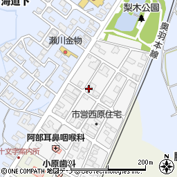 秋田県横手市十文字町西原二番町44-5周辺の地図