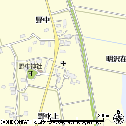 秋田県横手市平鹿町醍醐野中100周辺の地図