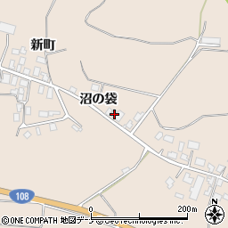 秋田県由利本荘市矢島町元町新町15-6周辺の地図