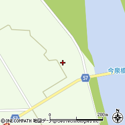 秋田県横手市十文字町睦合砂出川原周辺の地図