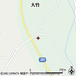 秋田県にかほ市大竹下後59周辺の地図