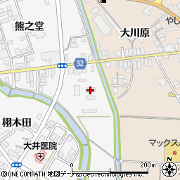 秋田県由利本荘市矢島町七日町熊之堂215-1周辺の地図