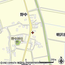 秋田県横手市平鹿町醍醐野中99周辺の地図