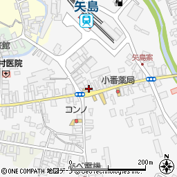 秋田県由利本荘市矢島町七日町七日町14周辺の地図