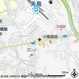 秋田県由利本荘市矢島町七日町七日町12周辺の地図