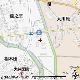 秋田県由利本荘市矢島町七日町熊之堂215周辺の地図