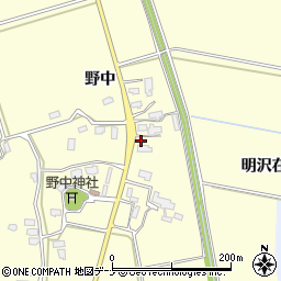 秋田県横手市平鹿町醍醐野中97周辺の地図